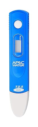 APEC TDSMETER Digital Water Quality TDS Tester Meter with Carrying Case, 0 to 1999 ppm Measurement Range, 1 ppm Resolution, 2% Readout Accuracy