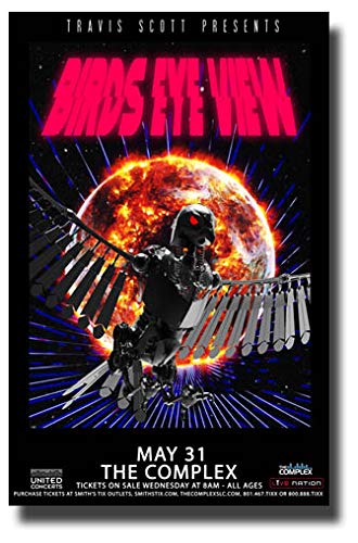 Travis Scott Poster Concert Promo 11 X 1 Buy Online In El Salvador At Desertcart