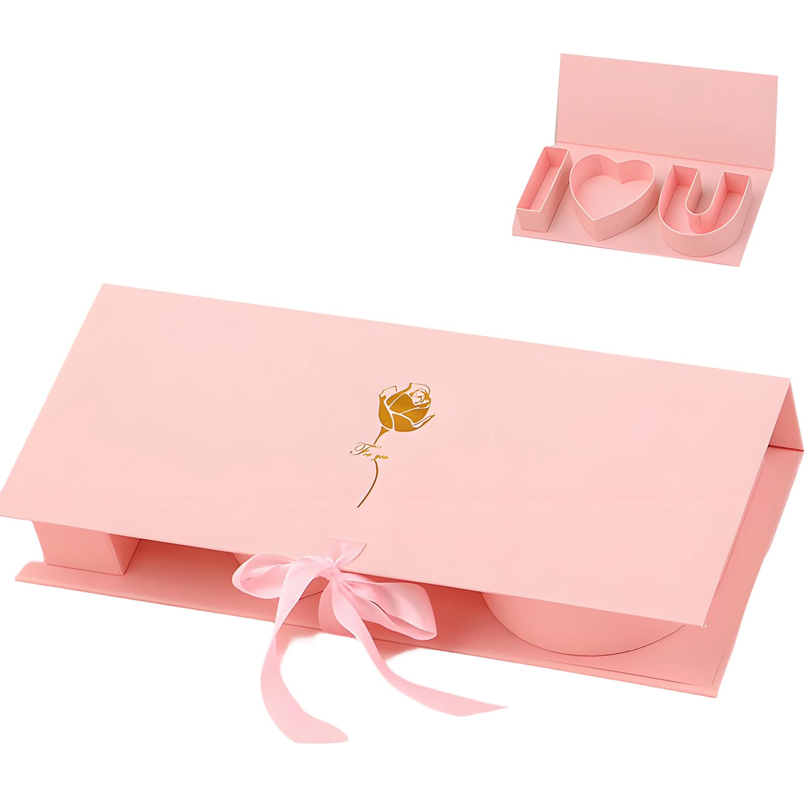 Boîte d'emballage en forme de lettre pour votre décoration de table et Saint-Valentin