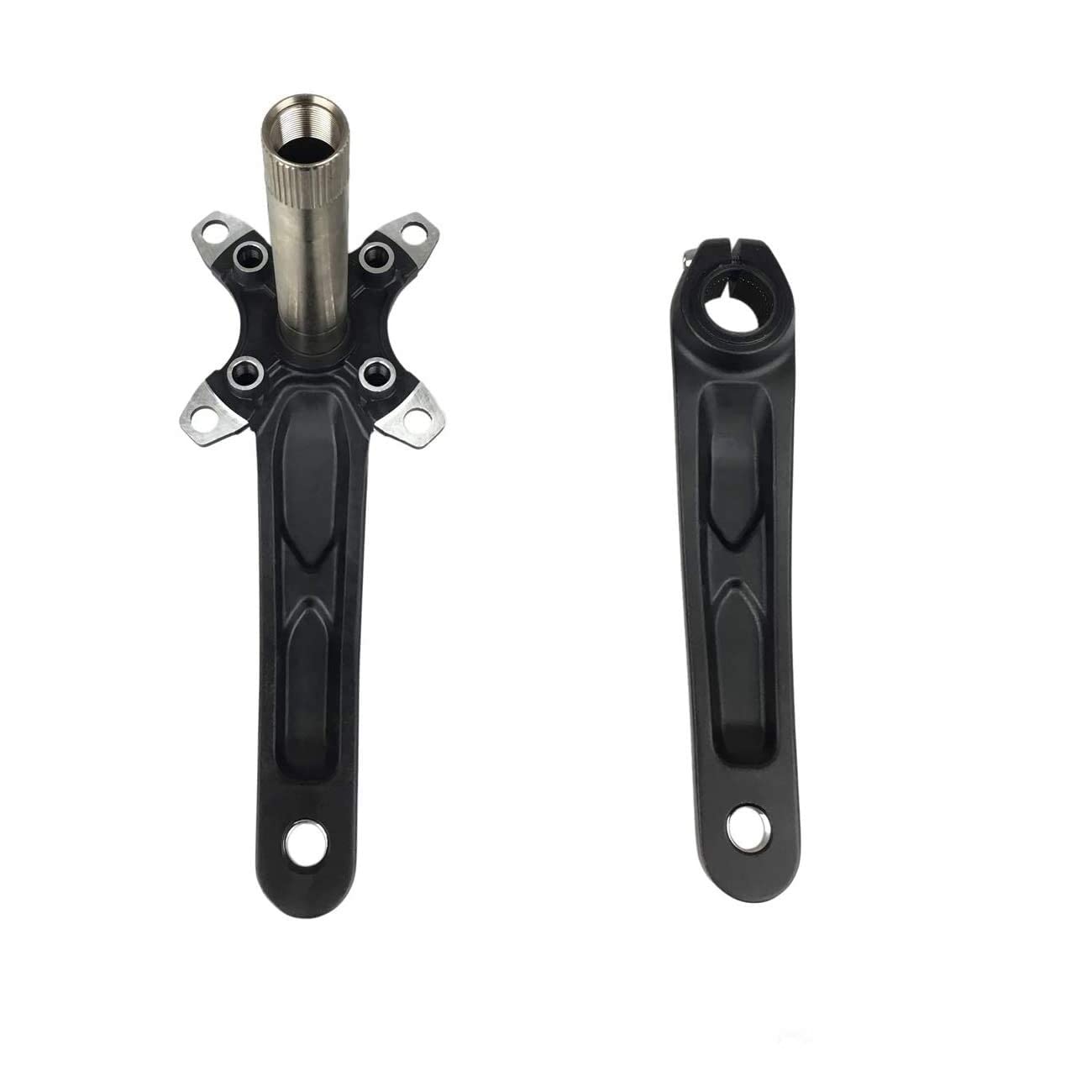 PLATTBK Biela Bicicleta Montaña, Pedalier Platos bcd 104 Bielas MTB Aleación de Aluminio Lzquierda y Derecha