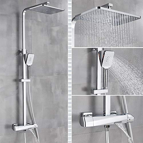 Ensemble de douche à thermostat contrôlé mural pour éliminer les variations de température