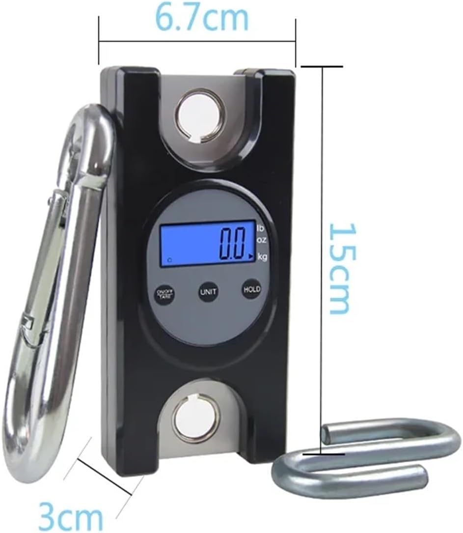 Digital Scales, 300kg Digital Scale Hook Hanging Crane Electronic Scales, Bascula Precision Balance Weight Weighing Bascula Luggage Scale, Multifunctional Scale