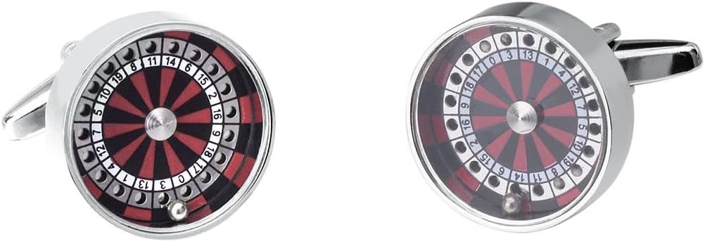 French Shirt Cufflinks Men's Cuffs Russian Big Turntable Cufflinks