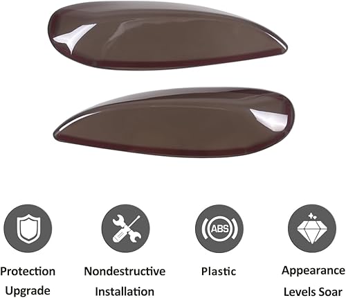 Miniatura 6 de Cubierta de luz antiniebla trasera compatible con Mazda MX-5 Miata RF 2016-2024, ABS humo parachoques trasero antiniebla, accesorios decorativos