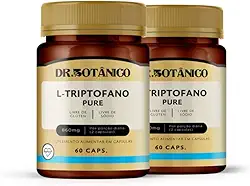 KIT 02 UN L-TRIPTOFANO PURE 2000MG 60 CAPSULAS - DR. BOTÂNICO