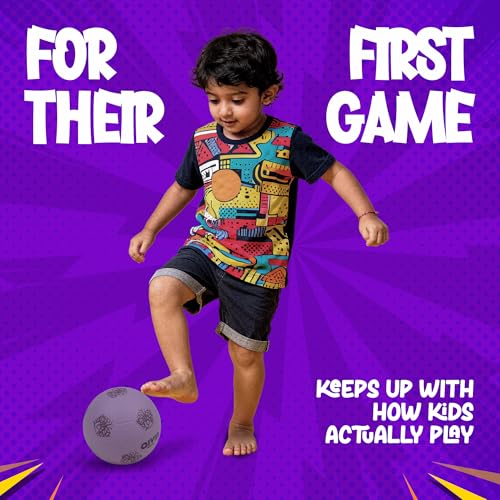 Image of Aivin Home-Play Football for Kids Indoor Training Ball No-Stitch - Purple