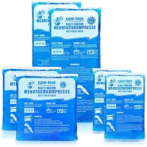 Com-Four CF9494 Reusable Gel Compress 6-Pack