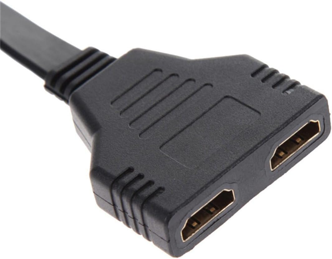 Yi-Ya HDMI Cable 1080P HDMI Spliter Cable Port Male to 2 Female 1 in 2 Out Splitter Cable adaptater in HDMI HD, LED, LCD, TV 30CM