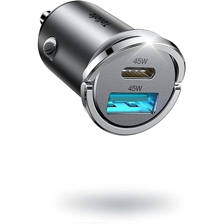 Caricabatterie Auto Anker 49.5W PowerDrive Speed+ 2 &ndash; Doppia Porta USB E USB-C (Nero)