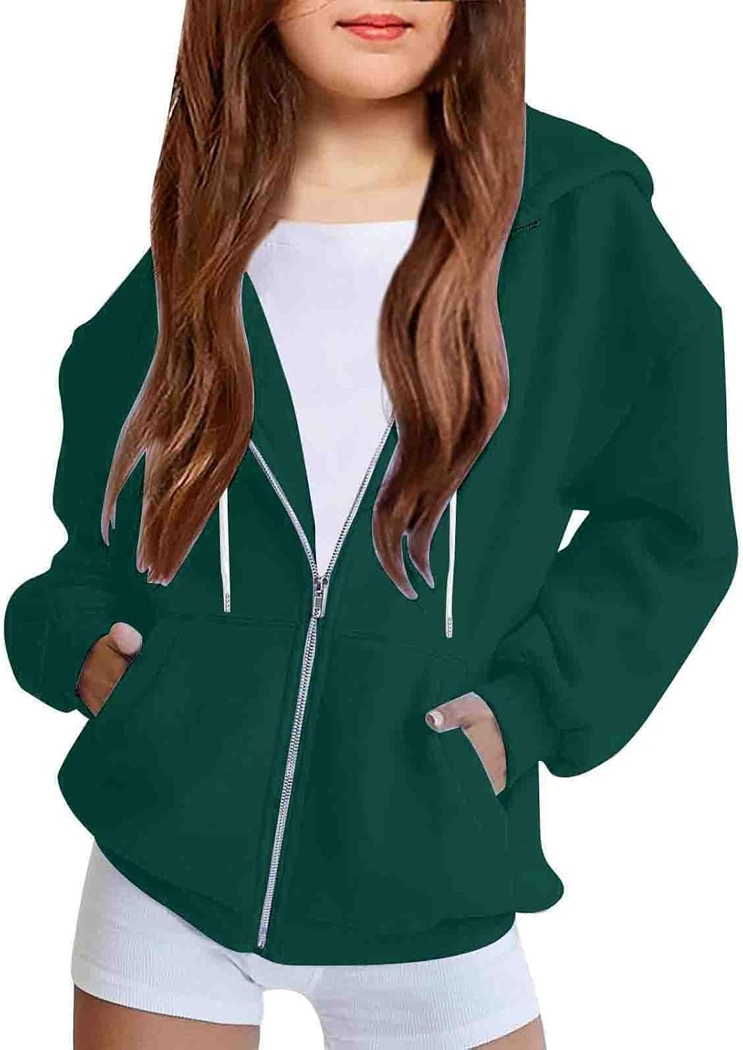Kids Athletic Pullover Hoodie Casual Graphic Sweatshirt with Pocket Tops,2 to 12Years