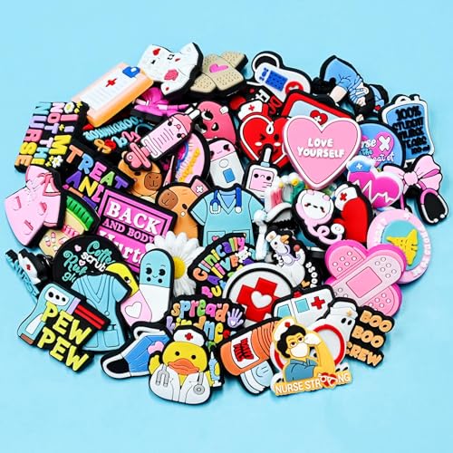 Image of Backpack Pins, Bulk Funny Cute Pins Aesthetic Lapel Pin for Backpacks /Jackets /Hats /Bags Women Nurse Teens Gifts