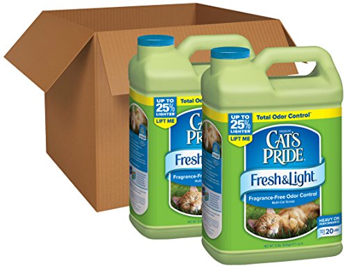 Cat's Pride Fresh & Light Fragrance-Free Scoopable Cat Litter, 2-Pack