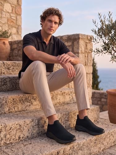 Image of OFF LIMITS Royce Men's Slip-On Walking Shoes | Classic Pull-On for Superior Support & Everyday Ease