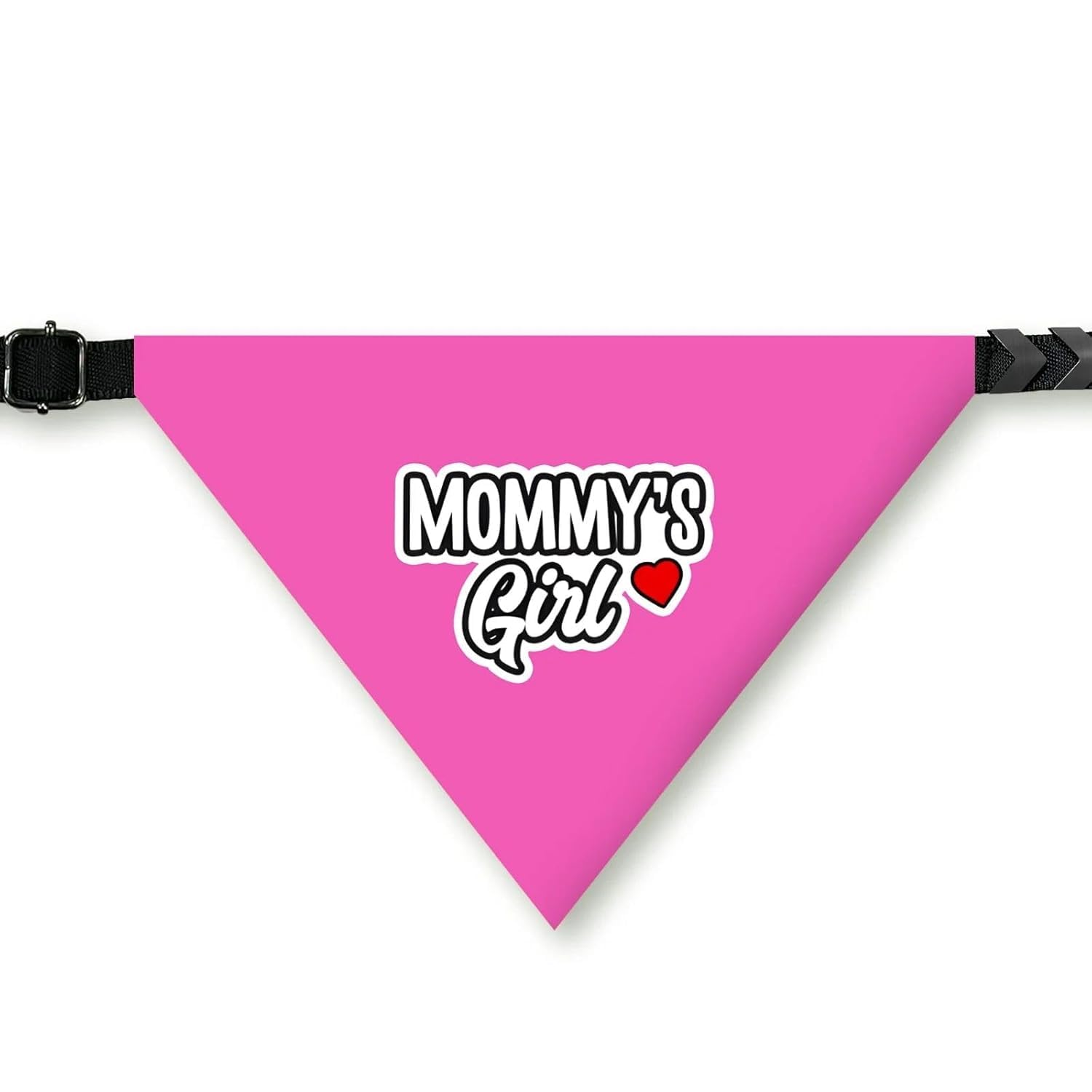 PawsIndia Dog Bandana with Collar Small Medium Large Dogs & Cats 100% Adjustable with Buckle Stretchable Fabric, Mommys Girl (B0CQFR4YTQ) Amazon Price History, Amazon Price Tracker