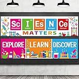 Klassenzimmer-Dekorationen, Wissenschaftsbanner und Poster für Lehrer, Studenten, buntes Pinnwand für Zuhause und Klassenzimmer, Wanddekoration für Kindertagesstätten, Grundschule, Mittelschule