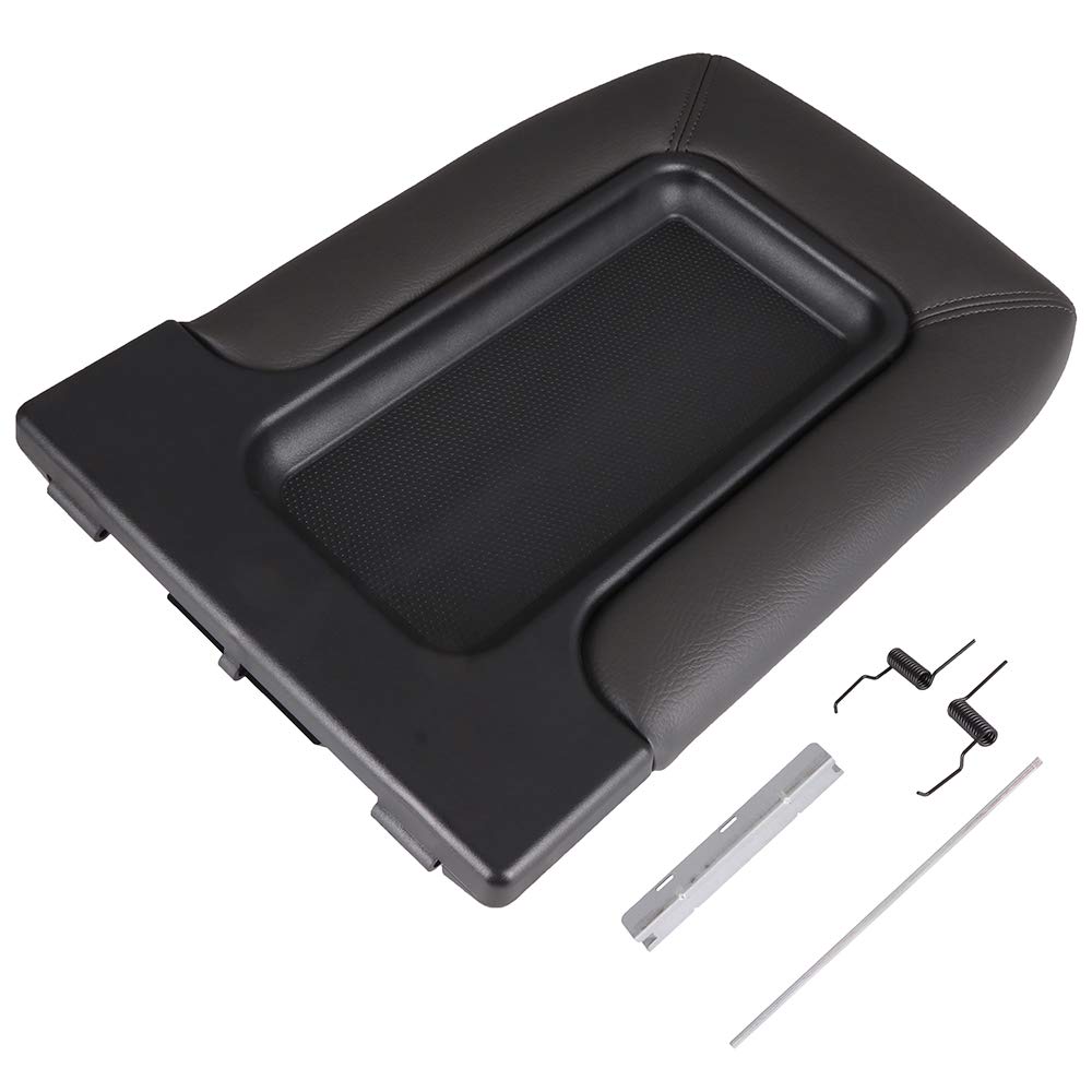 Photo 1 of cciyu Center Console Lid Repair Kit Dark Grey Armrest Latch Replacement fit for 2001-2007 For GMC Sierra Silverado OE replaces 19127364, 19127365, 19127366