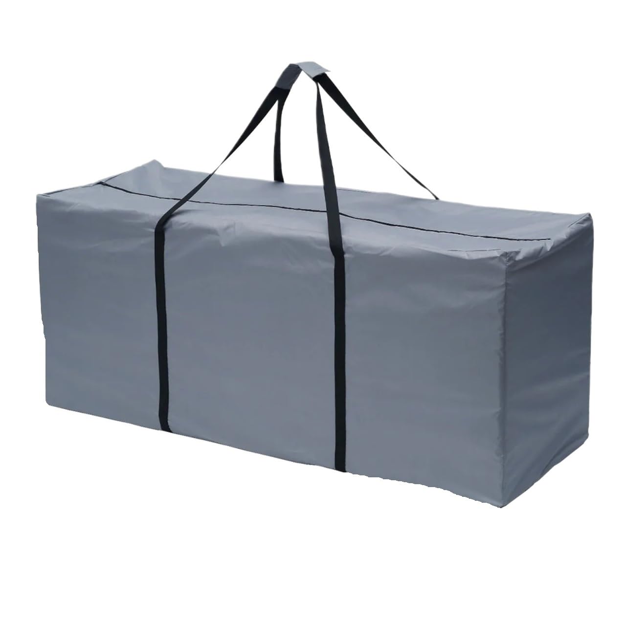 Garden Cushion Storage Bag Oxford Cloth Storage Bag Multifunctional Outdoor Waterproof Garden Furniture Cushion Heavy Duty Bags(Grey,122 x 39 x 55cm)