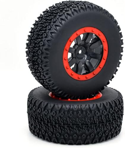 Miniatura 3 de KingVal 4 ruedas de repuesto duraderas para neumáticos RC ø110 x 1.772in, junta hexagonal de 0.472in, compatible con 110 Traxxas Slash HPI Redcat