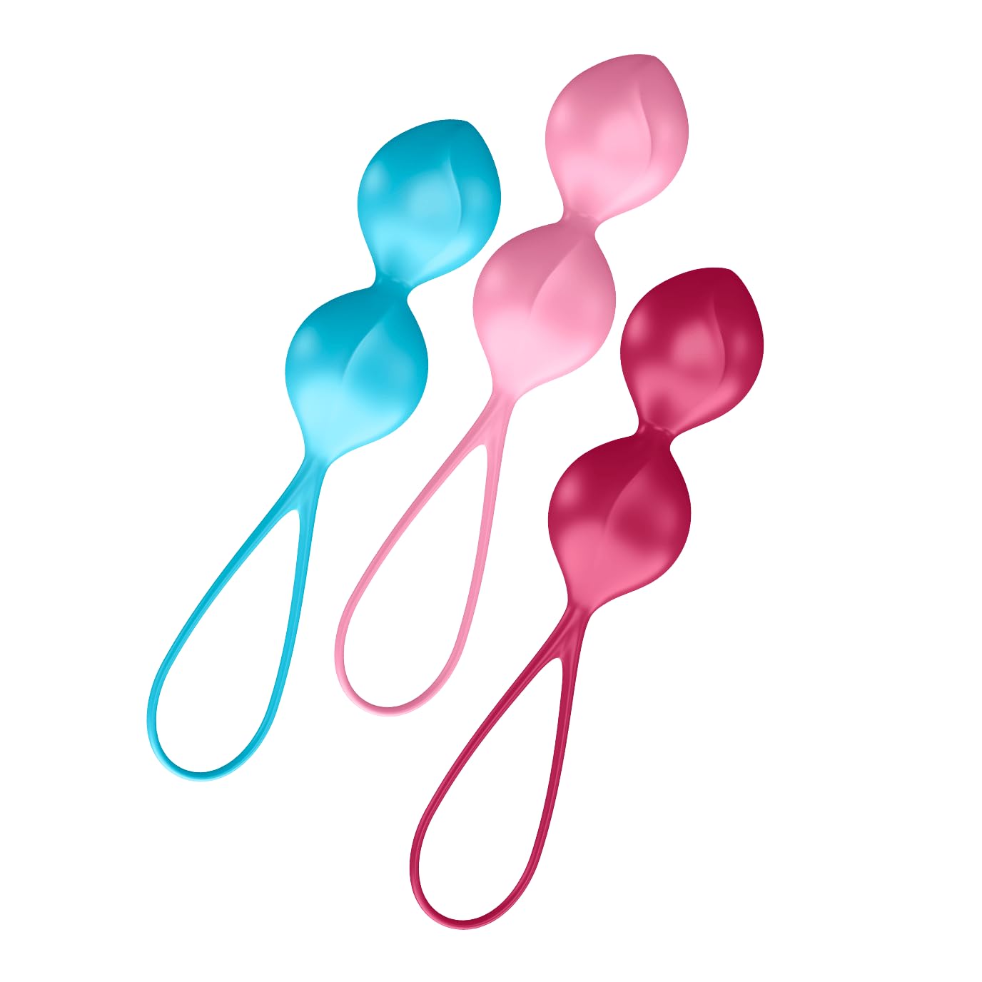 Satisfyer Strenghtening Balls Boules de Geisha | Sex Toys pour Femmes | Silicone haute qualité | Entraînement du plancher pelvien | Silicone doux pour la Peau | Boule de Geisha Kegel | Érotique