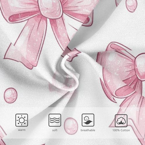 Wusikd Pink Bows 4 Boys' Underwear Cotton Boys Briefs Soft Toddler Underwear 2T3