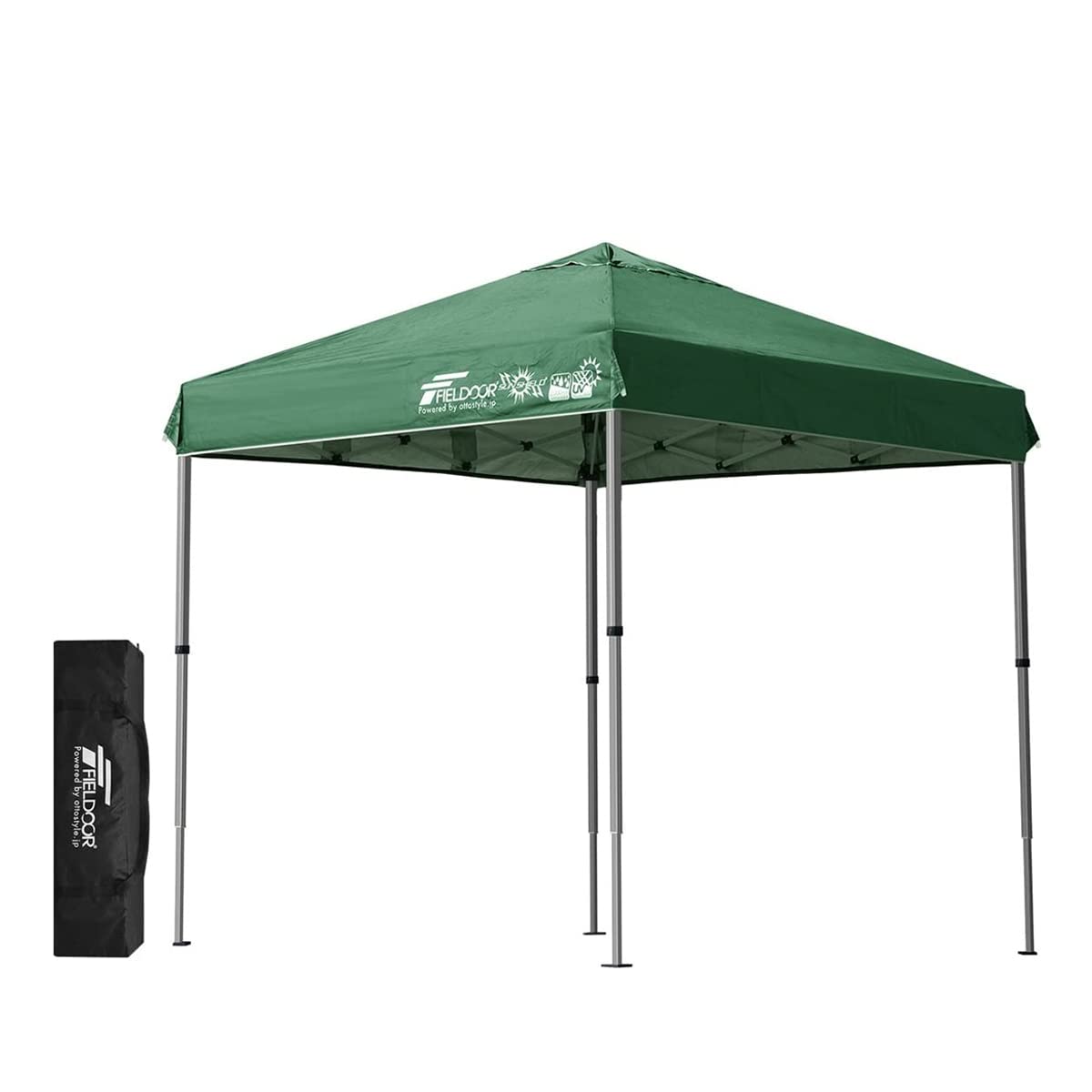 Amazon | FIELDOOR 組立て簡単!! 2.0×2.0m ワンタッチタープ 