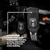 HOSSTILE Wrist Wraps (Pair) Durable 18 with Light Flexibility, Thumb Loop, Extra-Wide Hook and Loop Fastener for Adjustable Support, Ideal for Weightlifting, Bodybuilding, Crossfit