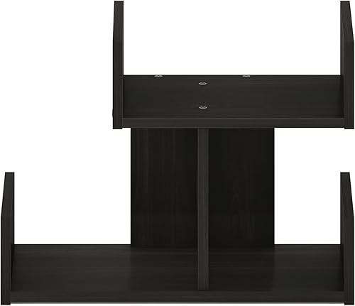 Vista 91 de Furinno Hermite - Estantería organizadora para escritorio, color espresso