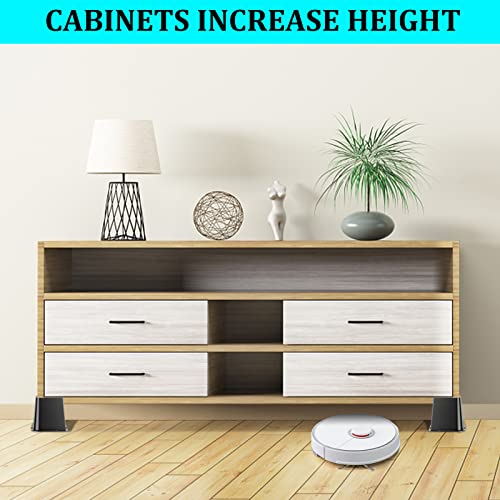 USION Bed Risers 6 inch Heavy Duty Furniture Risers - Image 4