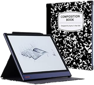 OLAIKE Folding Case for Onyx BOOX Note Air 10.3'' Paper Tablet, Premium PU Leather Folio Cover with Foldable Stand, Auto Sleep/Wake Onyx BOOX Tablet Case, Milk Notebook