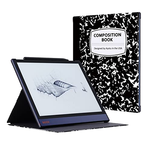 Étui Onyx Boox Note Air 10,3 en cuir premium OLAIKE avec support