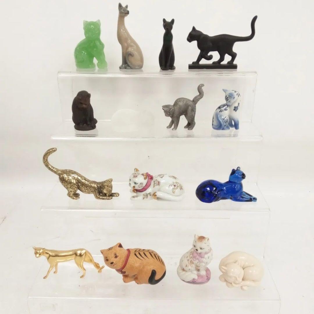 Amazon.co.jp: ！フランクリンミント 世界の猫15体セット ネコ  