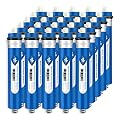 Membrane Solutions Reverse Osmosis Membrane 50 GPD 11.75"x1.75" RO Membrane Water Filter Replacement Fits Under Sink RO Drinking Water Purifier System 25-Pack
