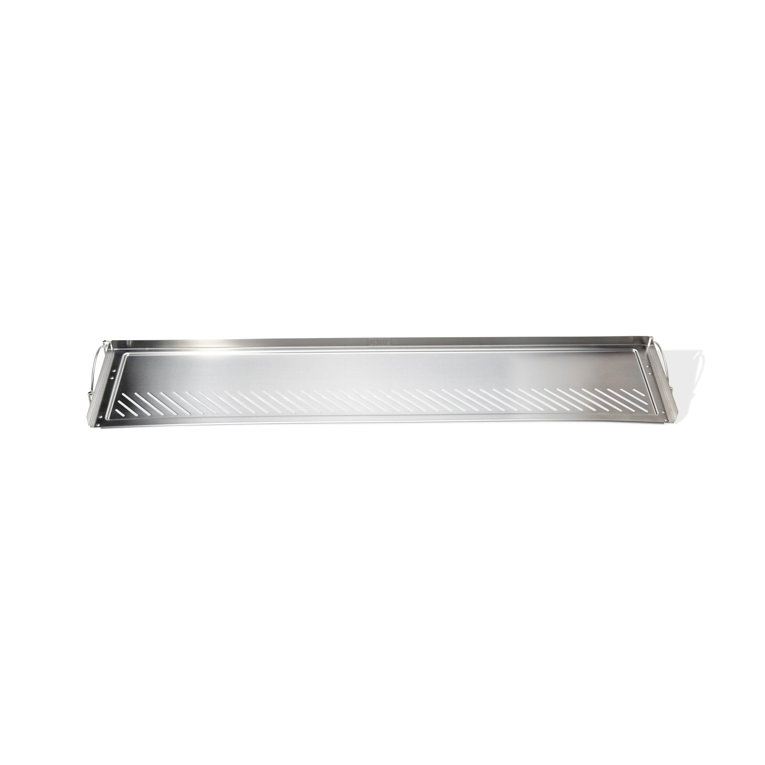 Photo 1 of "Weber 36" Slate Griddle Warming Rack & Resting Tray – Easy?Install Adjustable Rack with Raised Edges & Narrow Heat Slots for Keeping Food Warm, Toasting & Extra Cook Space