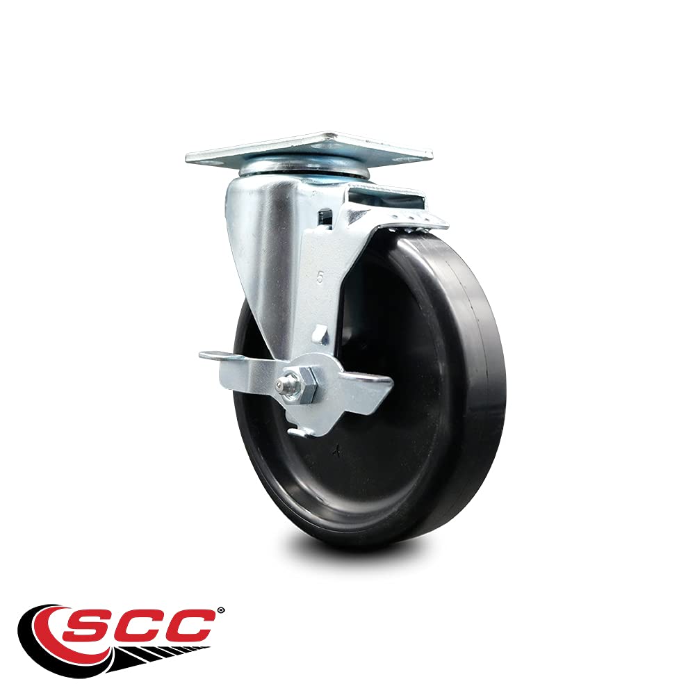 3234199 Delfield 5 Inch Swivel Caster with Brake – Fits Delfield Models 186114-BSTM 186114-BUCM 186114-PTBM 18648-BUCM 18648-PTB 18648-PTBM 18648-PTL – Replacement Caster - Service Caster Brand