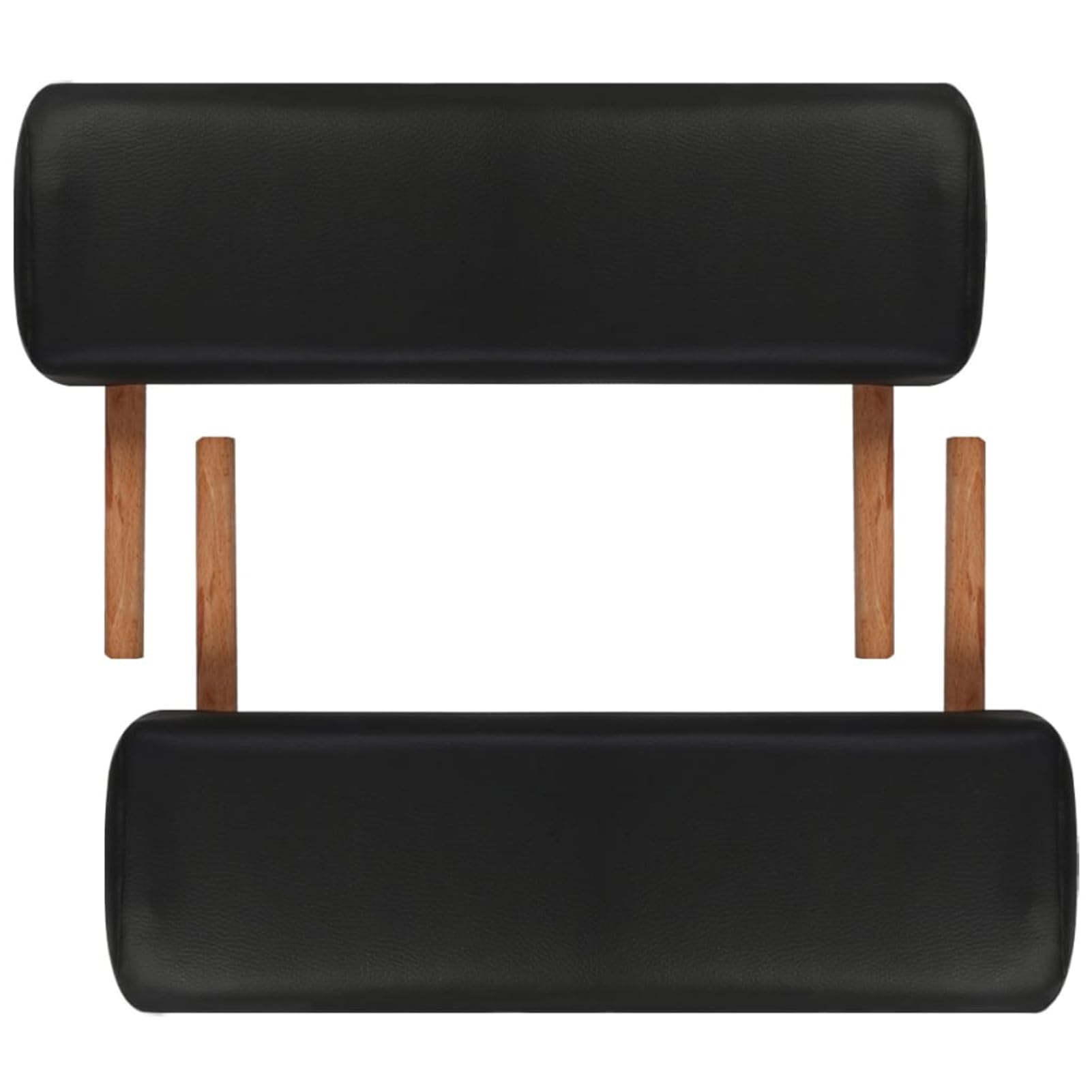 LAPOOH Camilla de Masaje Plegable 2 Zonas Estructura de Madera Negra, Apoyabrazos Tattoo, Camilla Tattoo, Camilla Estetica, Camilla De Espalda, Cama De Masaje, Mesa De Masaje 110077