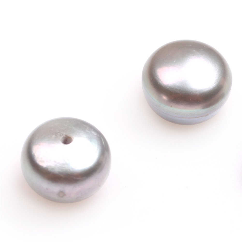 Lote De 16-30 Pares De Pendientes De Perlas Cultivadas De Agua Dulce - Medio Taladro, Para Joyería