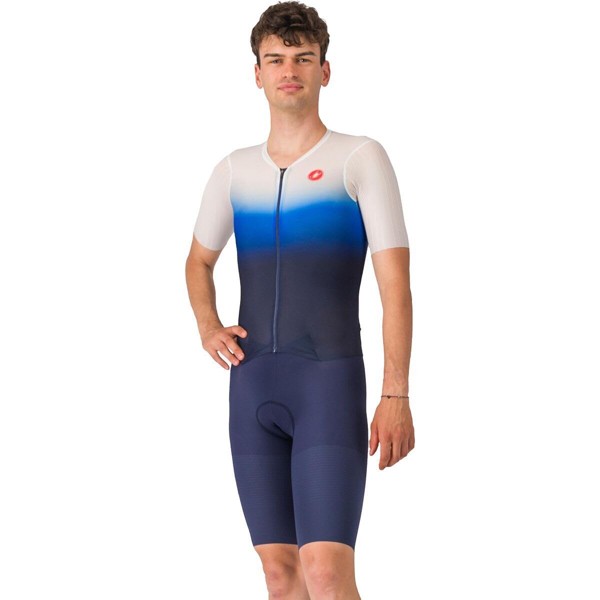 PR 2 Tri Speed Suit - Men's, Belgian Blue/White/Azzurro Italia, XXL