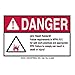 Brady 98464, B302 4X6 Black/Red/White Arc Flash LBL, (100 Packs of 5 pcs)