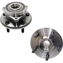 2pcs Wheel Hub Assembly Rear Front Driver Passenger Left Right Side with ABS Sensor 5 Lugs AWD for Dodge for Jeep for Grand Cherokee 111-7140