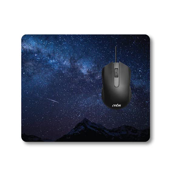 woopme® Stars in Sky Mouse Pad Printed Anti Skid Computer Accessories Laptop PC Gaming Professional Mouse pad (20 x 24 CMs) - Image 3