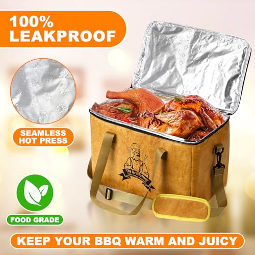 Bolsa Aislante para BBQ de 15.75" con Asas y Correa miniatura 4