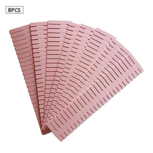 Organizer per Cassetti per Biancheria Intima, 30 Griglie Cravatte Calzini Divisorio per Biancheria Intima Organizer per Guardaroba Scatola Portaoggetti con Coperchio Grigio Un