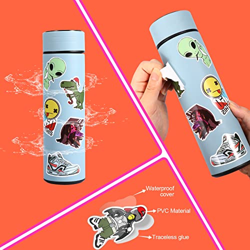 image for Arme Stickers Pack, 600 Pcs Cool Stickers for Adults, Vinyl Random Sti