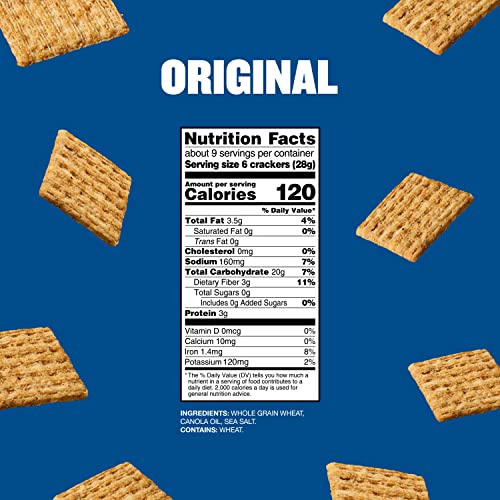 Triscuit Original Whole Grain Wheat Crackers, 12 - 8.5 Oz Boxes #TOP4