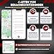 SafeTag Volt – Echtzeit-GPS-Tracker – Tracker für Transporter, Motorräder, Wohnwagen, Reisebusse und Autos–9–48V, Selbstinstallation inklusive SIM und Daten, 7-tägige kostenlose Testversion (4G)
