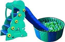 DINO ESCORREGADOR PISCINA BOLINHAS DE PISCINA