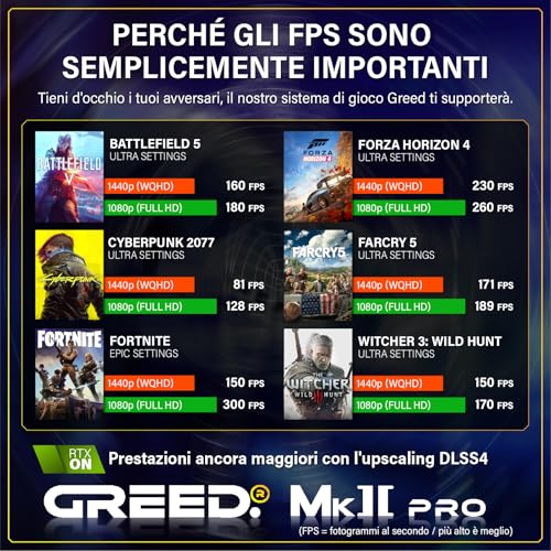 ® Mk2 Pro - 4K High End Gaming PC – Intel Core i7 12700F + RTX 5070 – computer RGB veloce + desktop raytracing da 4,9 GHz – 32 GB DDR4 RAM – Raffreddamento ad acqua -1TB SSD – WLAN + Win11 Pro - PC Desktop - Immagine 6