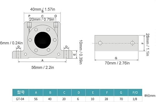 Miniatura 6 de Oscilador neumático de la turbina del vibrador G18in de la turbina del aire del oscilador de la turbina con y el conector
