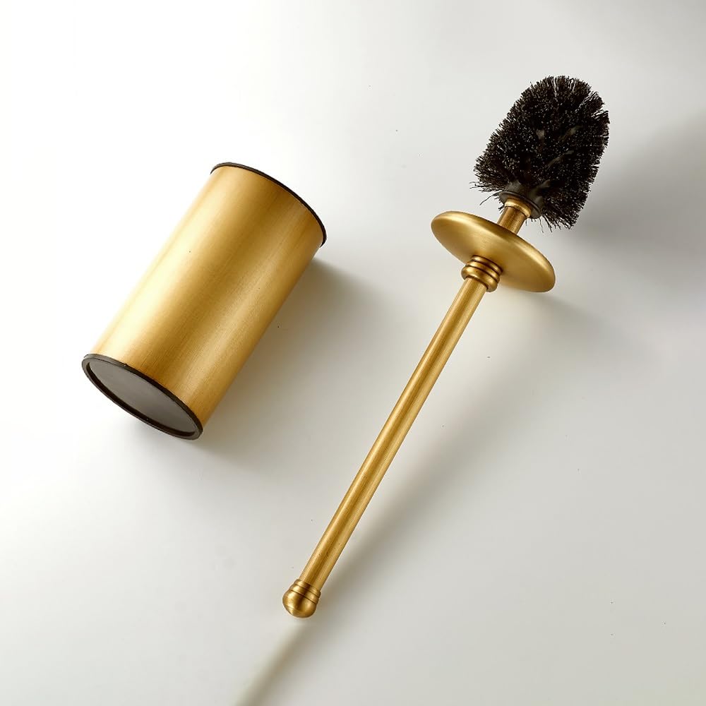 Escobilla y Soporte for Inodoro, Juego de escobilla de Inodoro con diseño ergonómico, tamaño Compacto, cerdas duraderas, escobilla de Inodoro y Soportes for Limpieza de rincones Muertos(Without Lid)