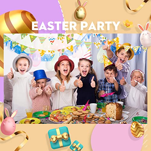 120 Sheets 12 X 12 Inch Easter Pattern Scrapbook Paper Easter Cardstock Paper Double Sided Scrapbook Paper Craft Tissue Paper Decorative Origami Paper Wrapping Paper, 12 Patterns #TOP5